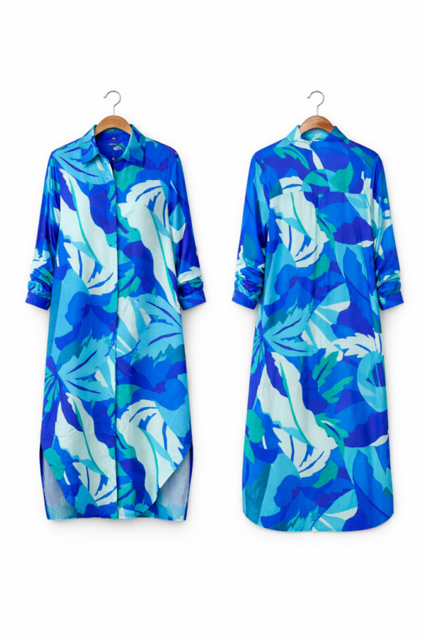 Robe Chemise Imprimée Élégante – Hila Mode