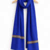 Abaya Bleu Royal avec Sfifa Artisanale et Foulard