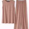 Ensemble Femme Top Sans Manches & Pantalon
