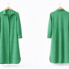Chemise Longue en Lin Femme – Hila Mode | Vert Élégant