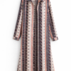 Chemise longue imprimée