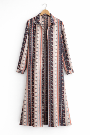 Chemise longue imprimée