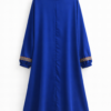 Abaya Bleu Royal avec Sfifa Artisanale et Foulard