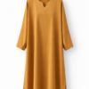 Abaya longue camel élégante