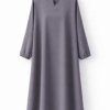 Abaya Gris Élégant