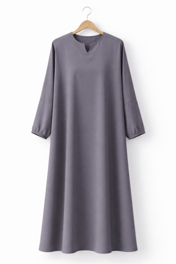 Abaya Gris Élégant