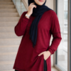 Top en coton doux - Bordeau