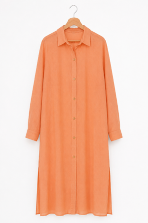 amira saumon Chemise longue - saumon