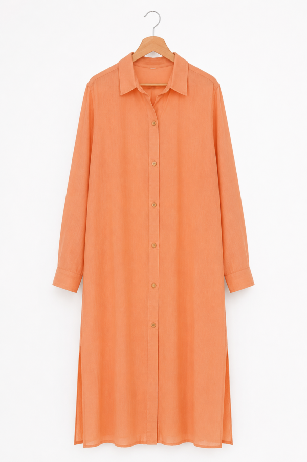 amira saumon Chemise longue - saumon
