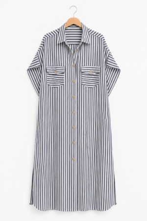 Chemise Raillé - grise